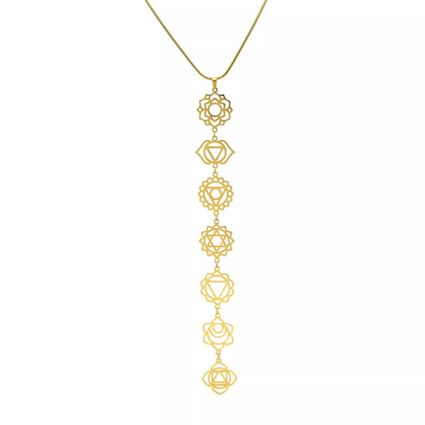 Seven Chakra Healing Necklace – Handmade for Mind & Body Balance
