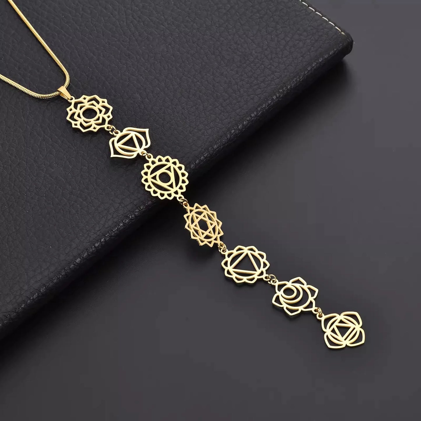Seven Chakra Healing Necklace – Handmade for Mind & Body Balance
