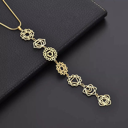 Seven Chakra Healing Necklace – Handmade for Mind & Body Balance