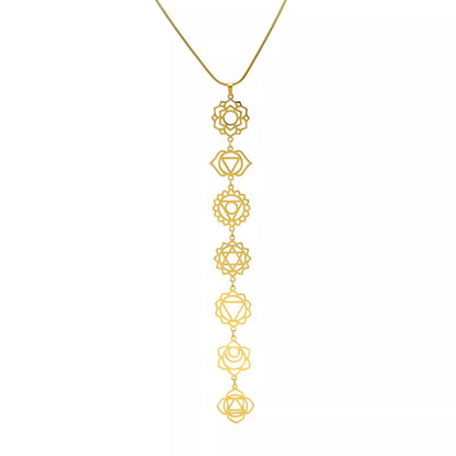Seven Chakra Healing Necklace – Handmade for Mind & Body Balance